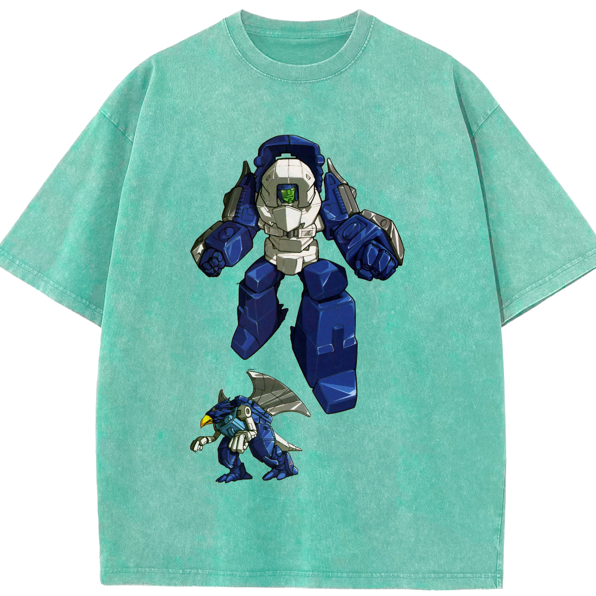 （画像用）  綿100% ヴィンテージ風 半袖Tシャツ（フロントプリント）